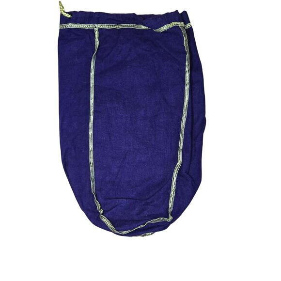 Lot of 5 Different Sizes Crown Royal Bags 13", 10", 9" Purple with Gold Pulls - Picture 2 of 8